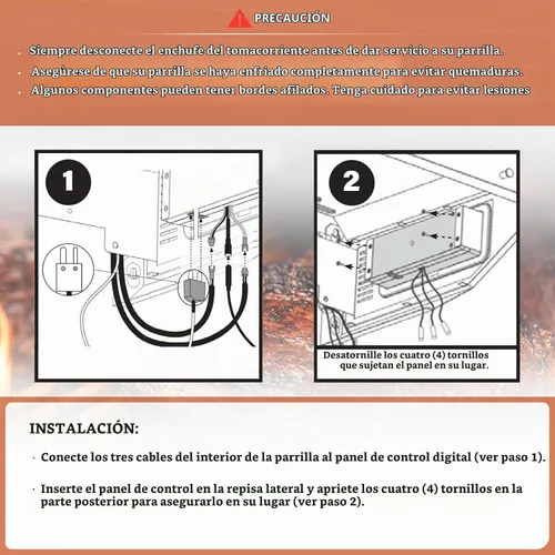 Vista 6 de 9904200004 Controlador compatible con la parrilla de carbón digital Masterbuilt Gravity Series 1050 + ahumadores, panel de control digital