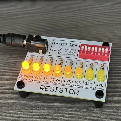 Vista 2 de Kit de práctica de soldadura, tablero de entrenamiento de electrónica de aprendizaje