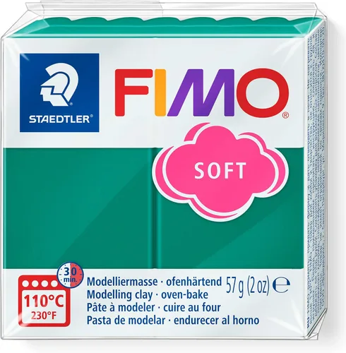 Vista 9 de Staedtler FIMO Effects Arcilla Polimérica - Arcilla para Hornear en Horno para Joyería, Escultura, Azul Translúcido 8020-374