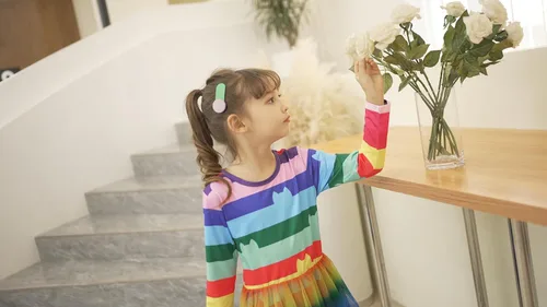 Vista 3 de Disfraz para niñas pequeñas, ropa de vestir para niños, disfraz de Halloween para niños pequeños