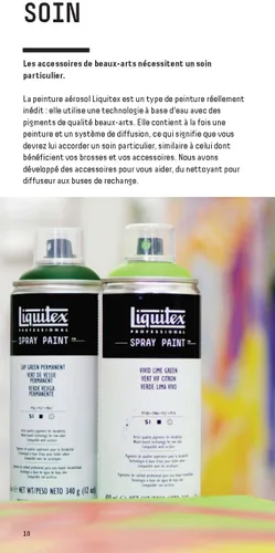 Vista 20 de Liquitex - Pintura en aerosol Professional, 12 oz (400 ml), Azul brillante
