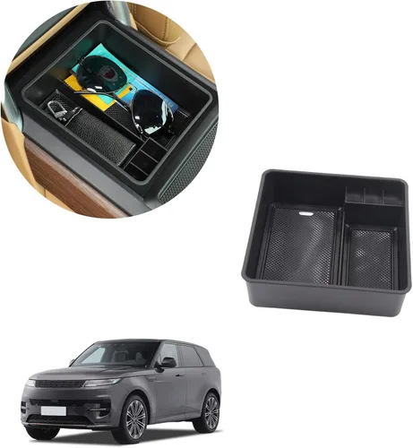 Vista 7 de HAPPYHORSE Organizador de reposabrazos de automóvil, caja de almacenamiento compatible con Land Rover Range Rover Sport/Vogue 2023-2026 reposabrazos