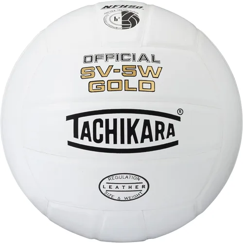 Vista 5 de Tachikara SV5W Gold Pelota de vóley premium, de competición, de piel.
