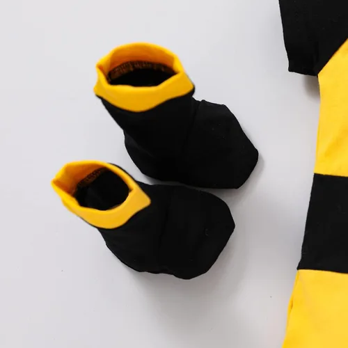 Vista 4 de Disfraz de bebé recién nacido mameluco para bebé ropa infantil lindo murciélago de abeja tigre y cosplay