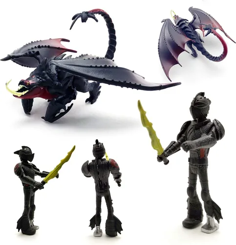 Vista 7 de Toysvill Vikings & Dragon Collection - Juego de figuras de acción (8 unidades)