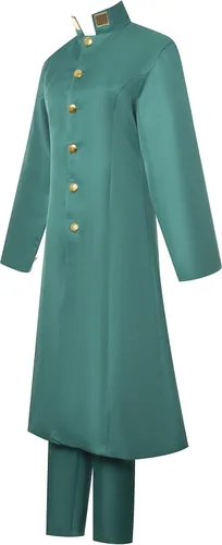 Vista 3 de SBluuCosplay Adult Halloween Women Green Uniform Cosplay Costume
