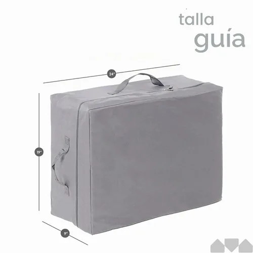 Vista 3 de Milliard Funda de transporte para siestera triple plegable azul (24 x 19 x 9 pulgadas) no incluye el colchón