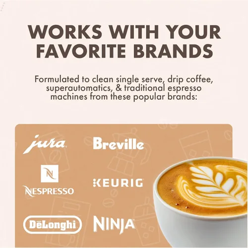 Vista 4 de Dezcal - Tabletas descalcificantes – 120 usos, compatibilidad universal con Keurig, Nespresso, Breville, De'Longhi y más – Descalcificador eficaz
