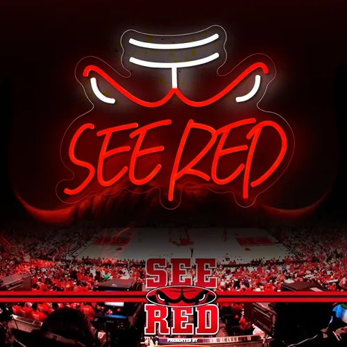 Vista 7 de Letrero de neón rojo con eslogan de los toros de la NBA para decoración de pared, letrero de baloncesto con USB regulable, luces LED de neón