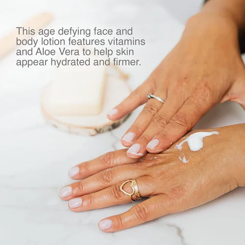 Vista 4 de Pharmagel Firma Derm Age Defying Loción hidratante Loción corporal hidratante diaria para piel seca Hidratante antienvejecimiento y reafirmante