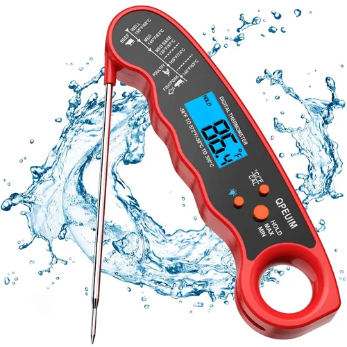 Vista 9 de Meat Thermometer Digital Instant Read, Food, Cooking, Grilling