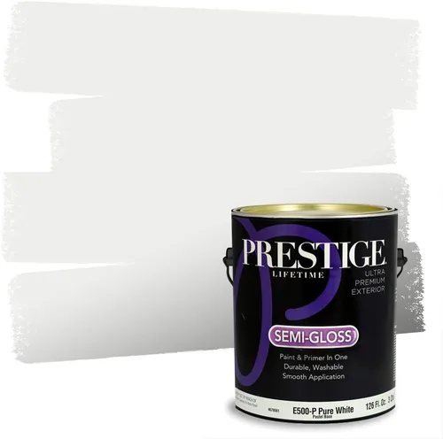 Vista 129 de PRESTIGE Pintura exterior e imprimación en uno, bingo, satén, 1 galón