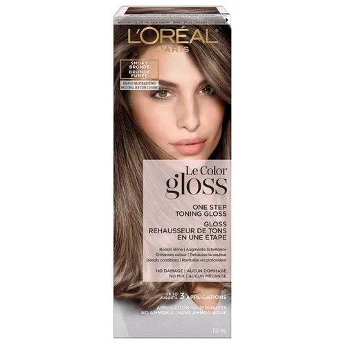 Vista 18 de L'Oréal Paris Le Color One Step - Brillo tonificante para el cabello, color caoba, 4 onzas