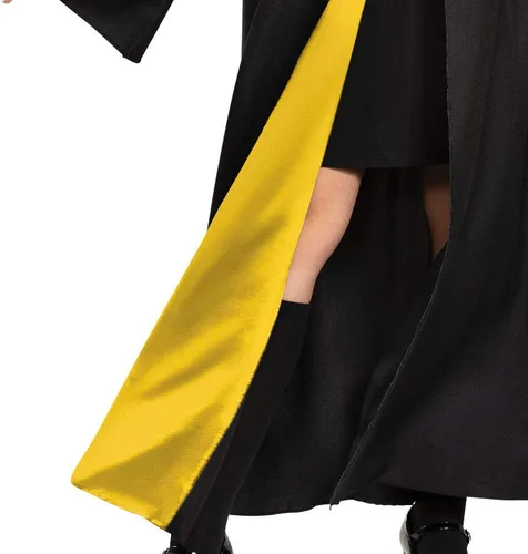 Vista 5 de Túnica de Harry Potter de calidad, capas temáticas del mundo mágico de la Casa Hogwarts para adultos, accesorio para disfraces con calidad
