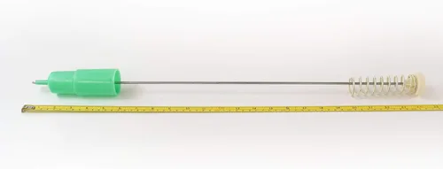 Vista 2 de Ge WH16X26910 Arandela Suspensión Varilla y conjunto de resorte, derecha (verde) (Reemplaza WH16X24144) Pieza de fabricante de equipos originales