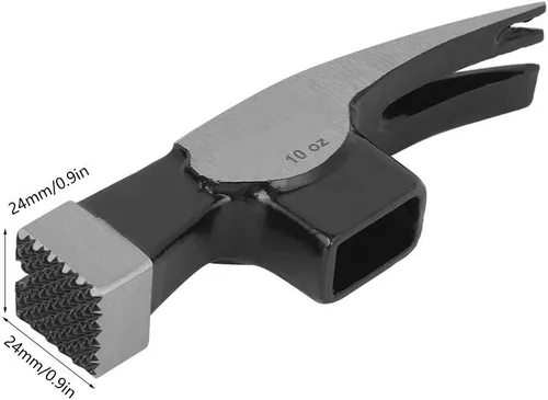 Vista 2 de Cabeza de ángulo recto 10oz martillo de acero de alto carbono reemplazo herramienta de carpintería resistente para carpintero