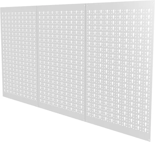 Vista 9 de TORACK - Sistema organizador de pared de metal de 24 x 48 pulgadas, kit de Negro