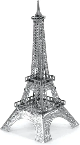 Vista 3 de Metal Earth Torre Eiffel 3D Kit de modelo de metal con pinzas Fascinaciones