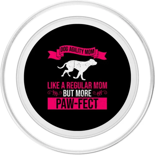 Vista 2 de Dog Agility Mom Design For Dog Agility Training PopSockets MagSafe PopGrip for iPhone