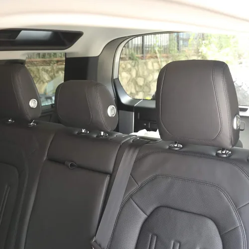 Vista 5 de Cubierta de plástico ABS para decoración de botón de interruptor de asiento de automóvil para Land Rover Defender 110 2020 para Defender 90