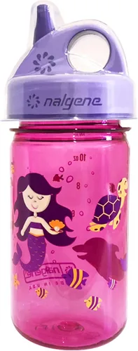 Vista 11 de Nalgene Kids Sustain Grip-N-Gulp - Botellas de agua hechas con material derivado del 50% de residuos de plástico