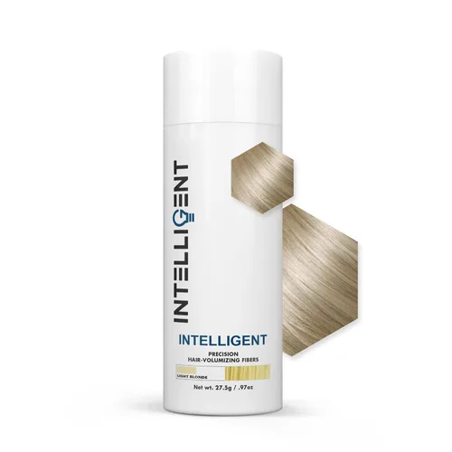 Vista 9 de INTELLIGENT - Fibras voluminizadoras de precisión para el cabello fino - Negro natural Cobertura indetectable para hombres y mujeres 6 tonos