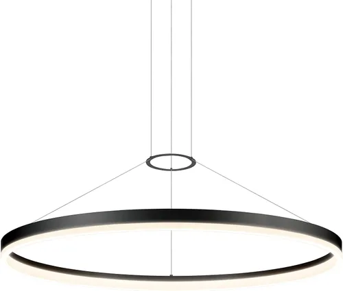 Vista 15 de Sonneman Modern Lighting 2311.16 Corona - Lámpara colgante LED con anillo de 1 luz para isla de cocina o comedor con cubierta acrílica, cable