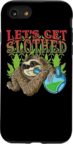 Vista 18 de Sloth Smokes Grass Shirt Marihuana Sloth Cannabis Stoner Case para iPhone 17
