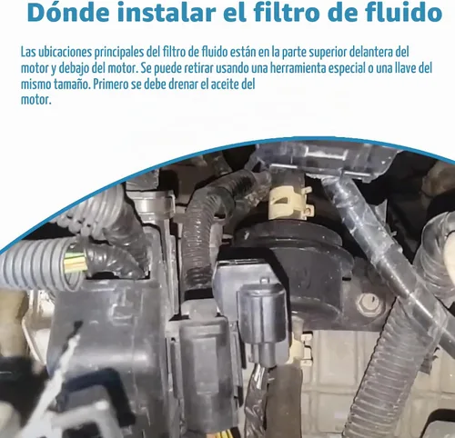 Vista 4 de Filtro de Fluido de Transmisión Automática ATF 25430-PLR-003 044-0382 Compatible con Honda Accord Civic CRV CRZ Element Fit Insight Odyssey