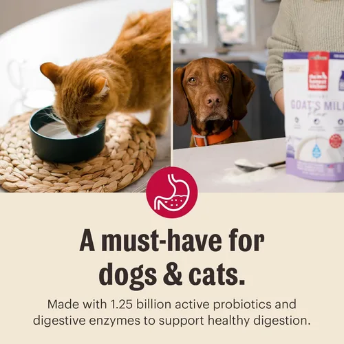 Vista 6 de The Honest Kitchen Leche de Cabra Instantánea de Calidad Humana con Probióticos para Perros y Gatos, 5.2 Onzas