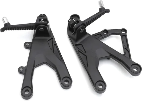 Vista 8 de Soporte de pie delantero negro compatible con YZF R1 R1S R1M 2015-2018 [P/N: MT390-046-BK]