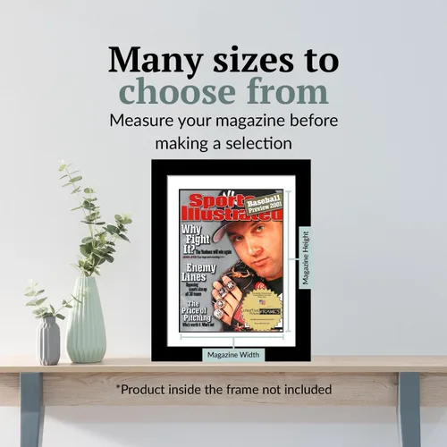 Vista 60 de Creative Picture Frames - Marco de fotos para revistas Sports Illustrated, de 8 x 10.5 pulgadas, adecuado para ediciones de coleccionista