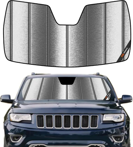 Vista 10 de Pigenius Parasol para parabrisas para Jeep Grand Cherokee 2008-2010 - Parasol para ventana delantera, protección