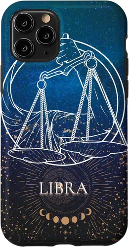 Vista 13 de Estuche para iPhone 12 mini Libra signo del zodiaco Astrología Amante Regalos de cumpleaños SHSN