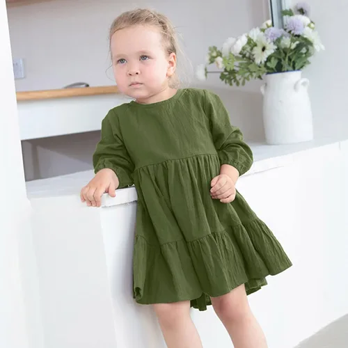 Vista 3 de Vestidos de punto de manga larga para niña pequeña vestido de tul con estrellas esponjosas vestido de princesa vestido de tul para fiesta
