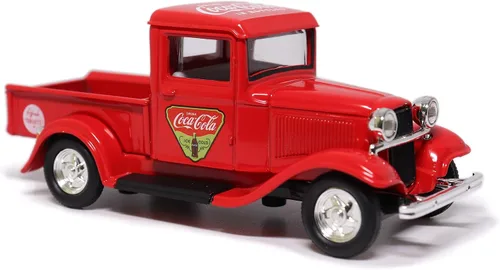 Vista 8 de Motor city classics Coca-Cola Diecast coleccionable 1934 Ford Pick-Up 'Refresh Your Guests' 1:43 Modelo a escala fundida a presión 443031