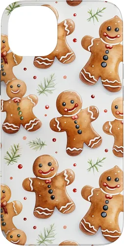 Vista 15 de Christmas Gingerbread Man Pattern for Girls Cute Xmas Baking Case for iPhone 17