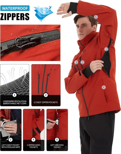 Vista 3 de Pioneer Camp Chaqueta de esquí para hombre