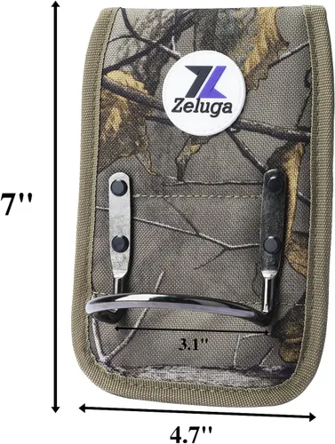 Vista 2 de Zeluga Soporte de Martillo de Acero Resistente con Asa de Cuero de Tamaño Estándar