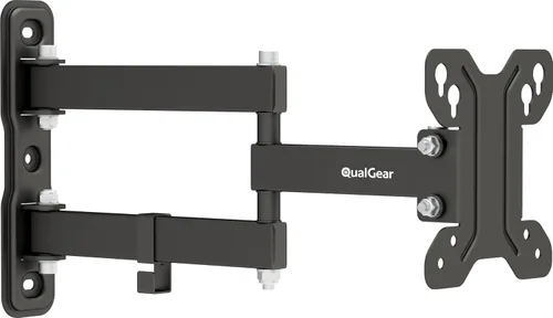 Vista 12 de QualGear QG-TM-002-BLK - Soporte de pared fijo y ultra delgado de 37 a 70 pulgadas, perfil bajo, universal para televisores LED, color negro