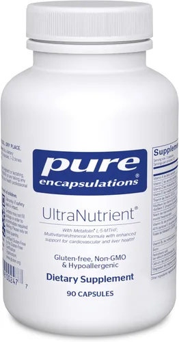 Vista 8 de Pure Encapsulations - UltraNutrient - Complejo multivitamínico/mineral hipoalergénico con antioxidantes avanzados Minerales y Multivitamínicos