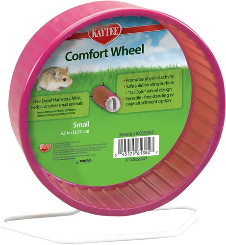 Vista 11 de Kaytee Comfort Ejercicio rueda, 8.5," grande, Multicolor