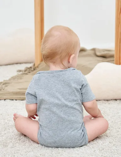 Vista 5 de Unicomidea Mameluco de manga corta, con letras impresas, para bebés, niños y niñas de 0 a 12 meses