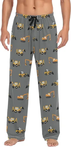 Vista 9 de Ollabaky Pantalones de pijama para hombre, pantalones de pijama con bolsillos, pantalones de descanso para hombre Multi 01