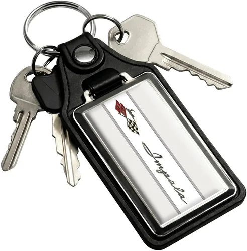 Vista 9 de Brotherhood Car Key Chain for Impala - Classic Models Keychain for Men and Oro olímpico - Guión de 1969