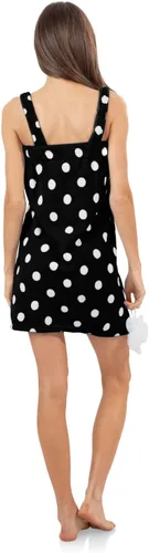Vista 4 de Casual Nights, bata de baño de felpa con esponja de jabón, para mujer