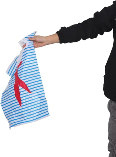 Vista 4 de Delantal desechable 100pcs plástico impermeable sin mangas medio