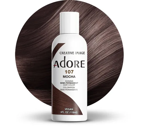 Vista 114 de Adore Tinte semipermanente verde para el cabello, vegano y sin crueldad, 4 onzas líquidas, 163 Green Apple (paquete de 1)