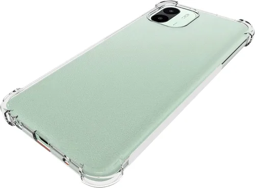 Vista 5 de USTIYA Funda para Xiaomi Redmi A1/Redmi A2 Clear TPU Cuatro Esquinas Cubierta Protectora Transparente Suave Funda