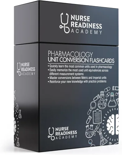 Vista 6 de Tarjetas de conversión de unidades de farmacología: la forma rápida y efectiva de dominar las mediciones comunes de medicamentos y aplastar sus